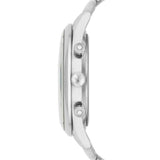 Emporio Armani Chronograph Black Dial Silver Steel Strap Watch For Men - AR11017