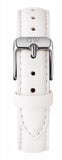Daniel Wellington Petite Bondi White Dial White Leather Strap Watch For Women - DW00100190