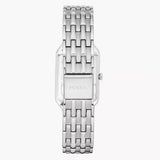 Fossil Raquel Three Hand Date White Dial Silver Steel Strap Watch for Women - ES5221