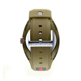 Gucci Sync XXL Quartz Brown Dial Brown Leather Strap Watch For Men - YA137106