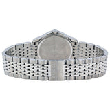 Gucci G Timeless Diamonds Mother of Pearl Black Dial Silver Mesh Bracelet Watch For Women - YA126507