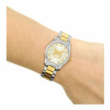 Gucci G Timeless Quartz Silver Dial Two Tone Steel Strap Watch For Women - YA126596