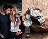 Guess Muse Quartz White Dial Silver Steel Strap Watch For Women - W1008l1