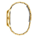 Guess G-Twist Gold Dial Gold Steel Strap Watch for Women - W1082L2