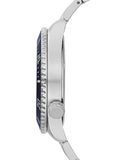 Guess Axle Multifunction Black Dial Silver Steel Strap Watch For Men - GW0488G1