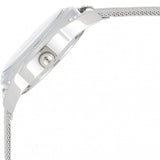 Guess Whisper Silver Dial Silver Mesh Bracelet Watch for Women - W1084L1