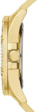 Guess Queen Quartz Gold Dial Gold Steel Strap Watch For Women - GW0464L2