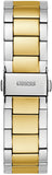 Guess Sunray Multifunction Silver Dial Two Tone Steel Strap Watch for Women - GW0616L2