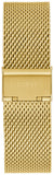 Guess Tailor Multifunction Gold Dial Gold Mesh Bracelet Watch for Men - GW0368G2