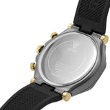 Guess Edge Chronograph Black Dial Black Leather Strap Watch For Men - GW0492G1