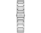 Guess Fusion Chronograph Crystals Silver Dial Silver Steel Strap Watch For Women - GW0552L1