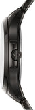 Armani Exchange Hampton Chronograph Black Dial Black Steel Strap Watch For Men - AX2413