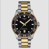 Tissot Seastar 1000 Black Dial Two Tone Steel Strap Watch For Men - T120.410.22.051.00