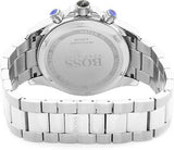 Hugo Boss Driver Chronograph Black Dial Silver Steel Strap Watch for Men - 1512883