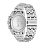 Hugo Boss Skytraveller Chronograph Blue Dial Silver Steel Strap Watch for Men - 1514216