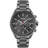 Hugo Boss Distinct Chronograph Grey Dial Grey Steel Strap Watch for Men - 1513858