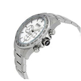 Hugo Boss Ikon Chronograph White Dial Silver Steel Strap Watch for Men - 1512962
