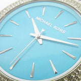 Michael Kors Darci Mother of Pearl Blue  Dial Silver Steel Strap Watch for Women - MK3515