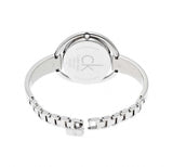 Calvin Klein Impetuous Black Dial Silver Steel Strap Watch for Women - K4F2N111