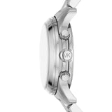 Michael Kors Runway Three-Hand Silver Dial Silver Steel Strap Watch for Women - MK7474