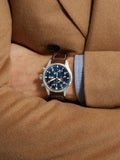 IWC Pilot’s Watch Chronograph Edition “Le Petit Prince” Blue Dial Brown Leather Strap Watch for Men - IW377714
