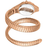 Just Cavalli Fiore Silver Dial Rose Gold Steel Strap Watch for Women - JC1L354M0045
