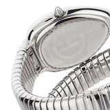 Just Cavalli Serpente Metallica Black Dial Silver Steel Strap Watch for Women - JC1L208M0025
