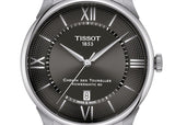Tissot Chemin Des Tourelles Powermatic 80 Grey Dial Silver Steel Strap Watch for Men - T139.407.11.068.00