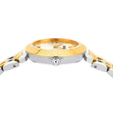 Versace Daphnis White Dial Two Tone Steel Strap Watch for Women - VEOCA0324