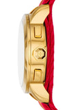 Tory Burch The Tory Chronograph White Dial Tri Tone NATO Strap Watch for Women - TBW1036