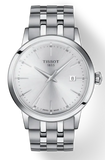 Tissot Classic Dream Silver Dial Silver Steel Strap Watch for Men - T129.410.11.031.00