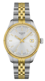 Tissot Ballade Quartz Silver Dial Two Tone Steel Strap Watch for Women - T156.210.22.031.00