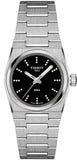 Tissot PRX Quartz Diamonds Black Dial Silver Steel Strap Watch for Women - T137.010.11.056.00