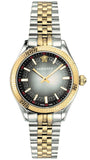 Versace Hellenyium Grey Dial Two Tone Steel Strap Watch for Women - VEHU00520