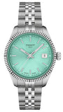 Tissot Ballade Quartz Green Dial Silver Steel Strap Watch for Women - T156.210.11.091.00