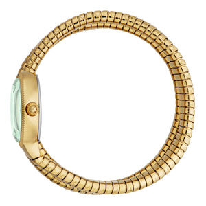 Just Cavalli After Party Green Dial Gold Steel Strap Watch for Women - JC1L269M0035