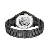 Hugo Boss Troper Chronograph Automatic Black Dial Black Steel Strap Watch for Men - 1514203