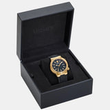Versace Greca Logo Diver Quartz Black Dial Black Rubber Strap Watch for Men - VE8G00324