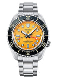 Seiko Prospex The Night of Siam Limited Edition Yellow Dial Silver Steel Strap Watch for Men - SPB487J1