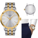 Tissot Classic Dream Silver Dial Two Tone Steel Strap Watch for Men - T129.410.22.031.00