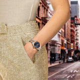 Tissot Ballade Quartz Blue Dial Two Tone Steel Strap Watch for Women - T156.210.22.041.00