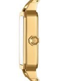 Tory Burch Robinson White Dial Gold Steel Strap Watch for Women - TBW1500