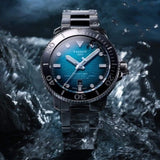 Tissot Seastar 2000 Professional Powermatic 80 Blue Dial Silver Steel Strap Watch for Men - T120.607.11.041.01