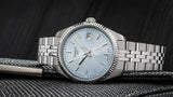 Tissot Ballade Quartz Blue Dial Silver Steel Strap Watch for Women - T156.210.11.351.00