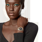 Versace Hellenyium Grey Dial Two Tone Steel Strap Watch for Women - VEHU00520