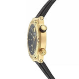 Versace Greca Logo Diver Quartz Black Dial Black Rubber Strap Watch for Men - VE8G00324
