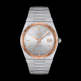 Tissot PRX Powermatic 80 18K Silver Dial Silver Steel Strap Watch for Men - T931.407.41.031.00