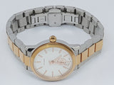 Tory Burch Collins White Dial Two Tone Steel Strap Watch for Women - TBW1305