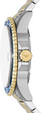 Emporio Armani World Explorer Blue Dial Two Tone Steel Strap Watch for Men - AR11682