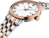Tissot T Classic Dream Quartz White Dial Two Tone Steel Strap Watch for Men - T129.410.22.013.00